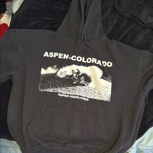 Aspen Highlands Black Hoodie